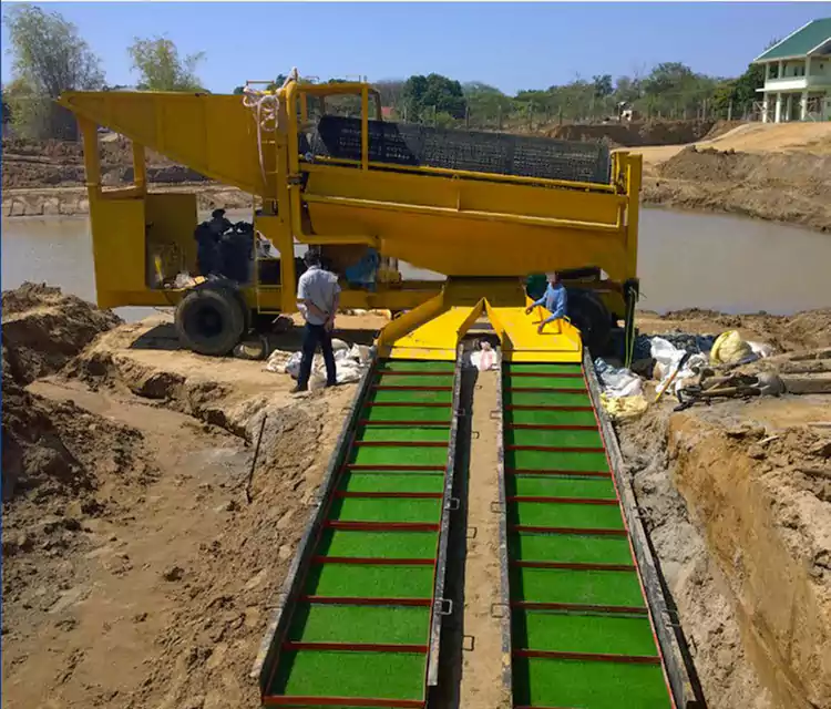 Преносна мобилна колица за паковање злата